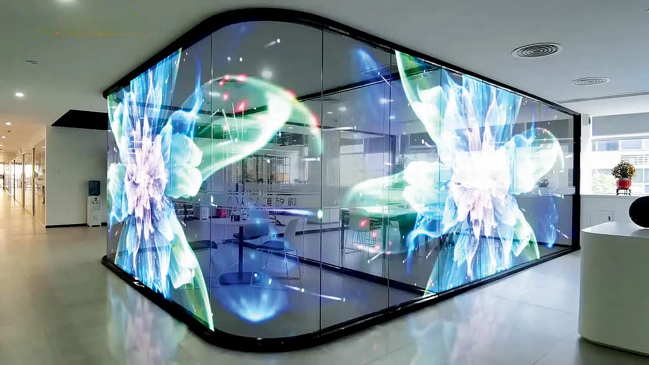 Holographic Invisible Screen